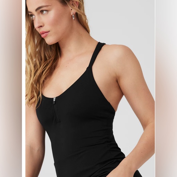 Alo tennis Alosoft Showcase Dress Black XS. Sold out in stores & online $118 - Picture 16 of 16